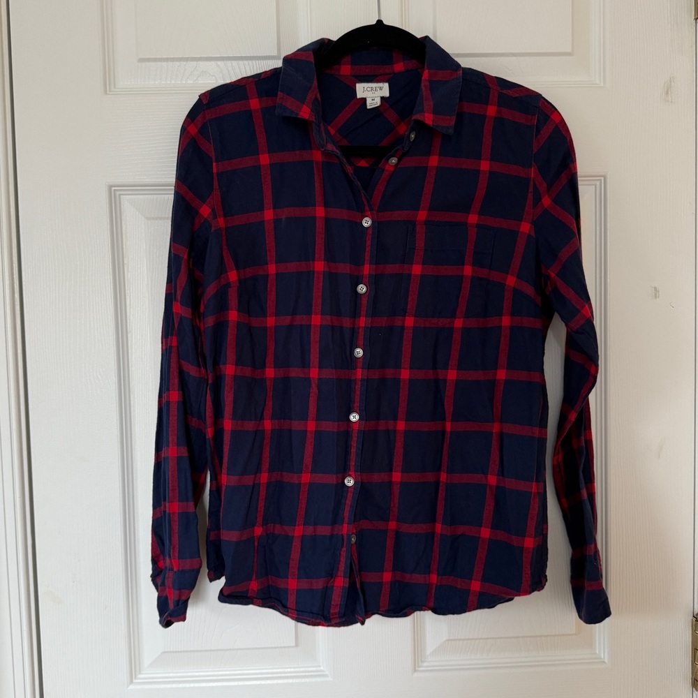 Women’s J Crew Flannel size Medium